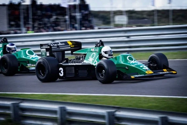 Formula 1 race car action